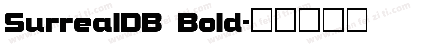 SurrealDB Bold字体转换